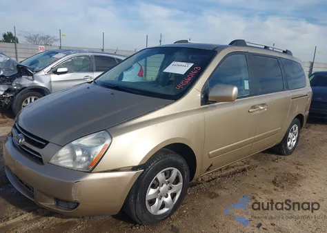 2006 Kia Sedona Ex/Lx из США, поврежденный, VIN KNDMB233X66076103